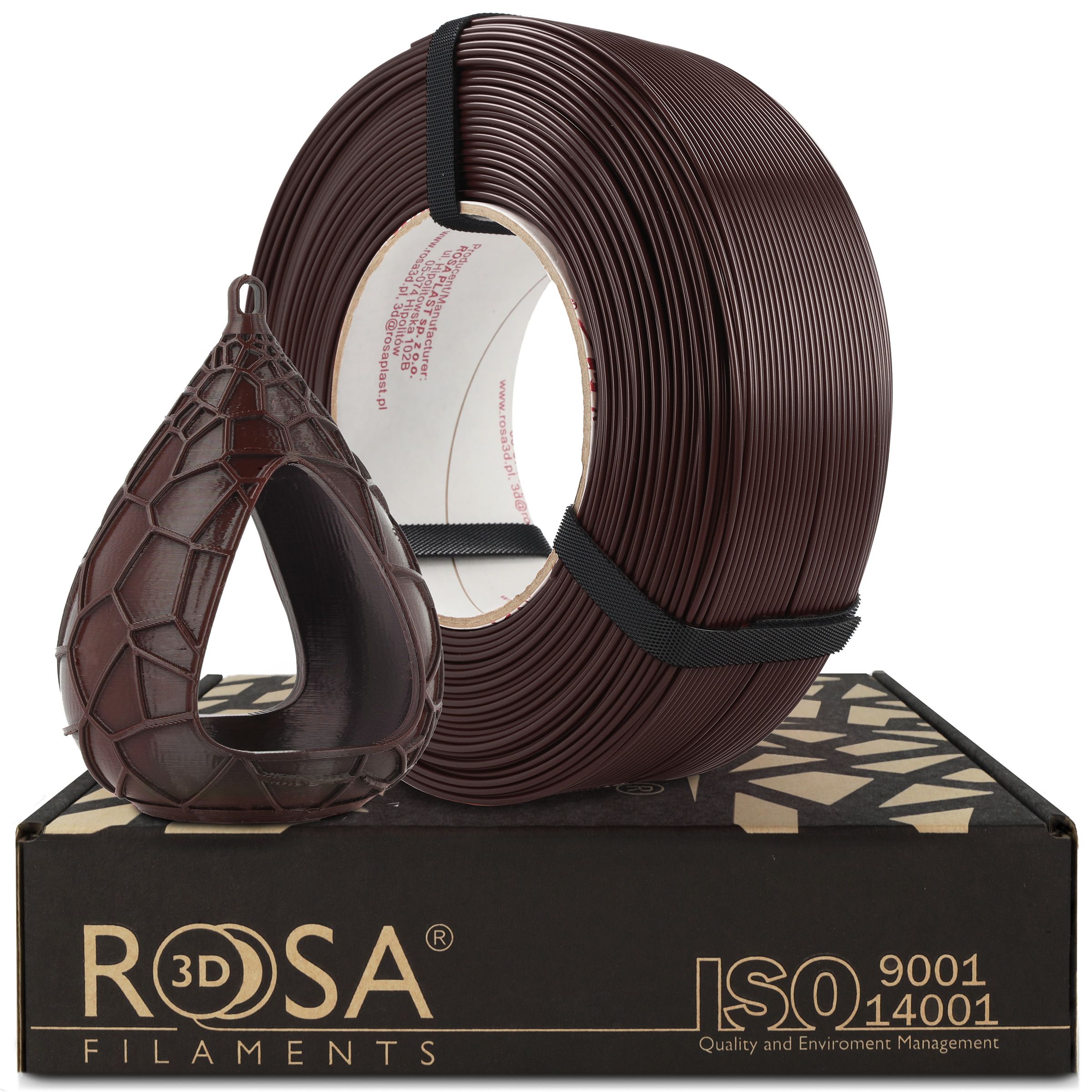 FILAMENT 3D ReFill PET-G Standard HS Chocolate Brown (Refill 1kg / 1.75mm)