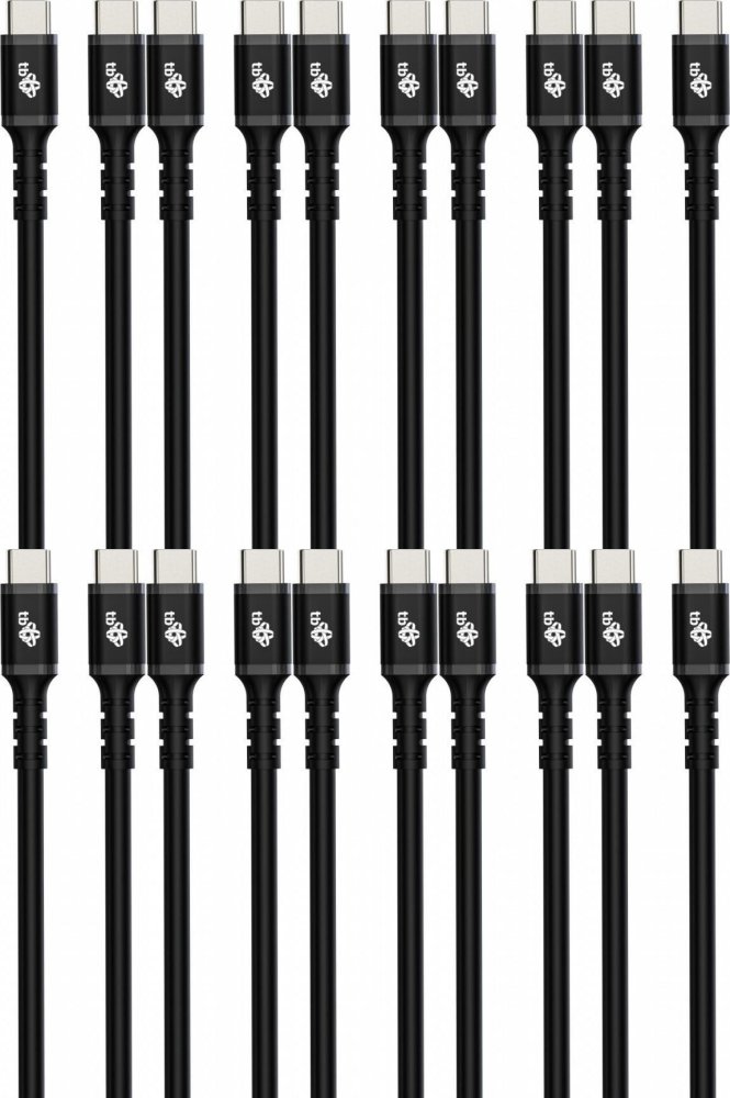 TB kabel USB-C – USB-C 2.0 silikonowy 3 m, czarny