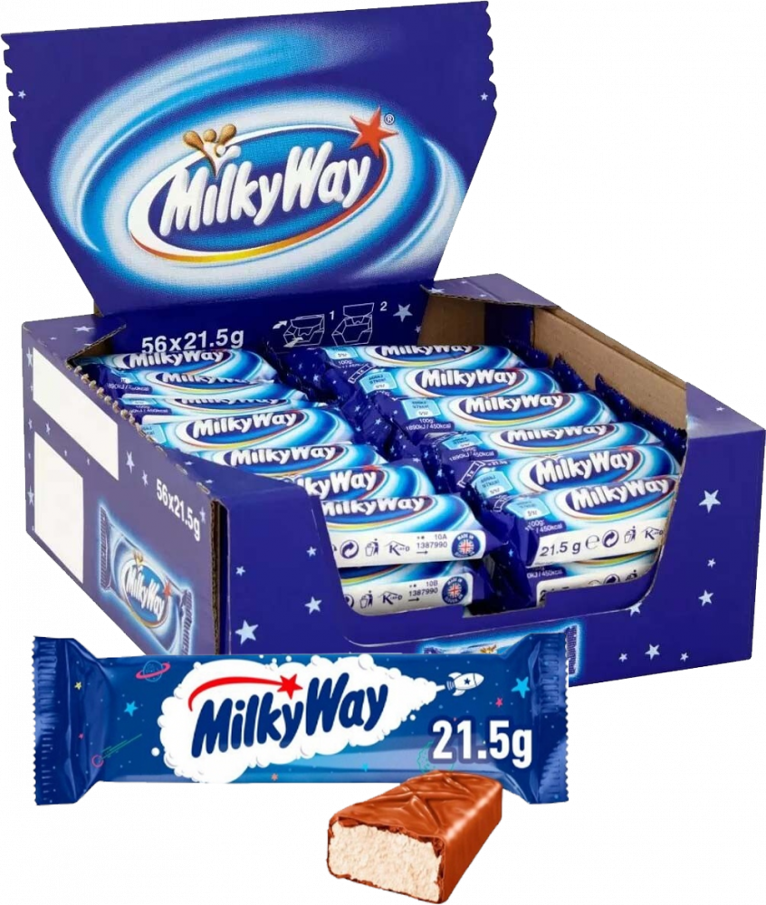 Milky Way baton 21.5 g, mleczny karmelowy