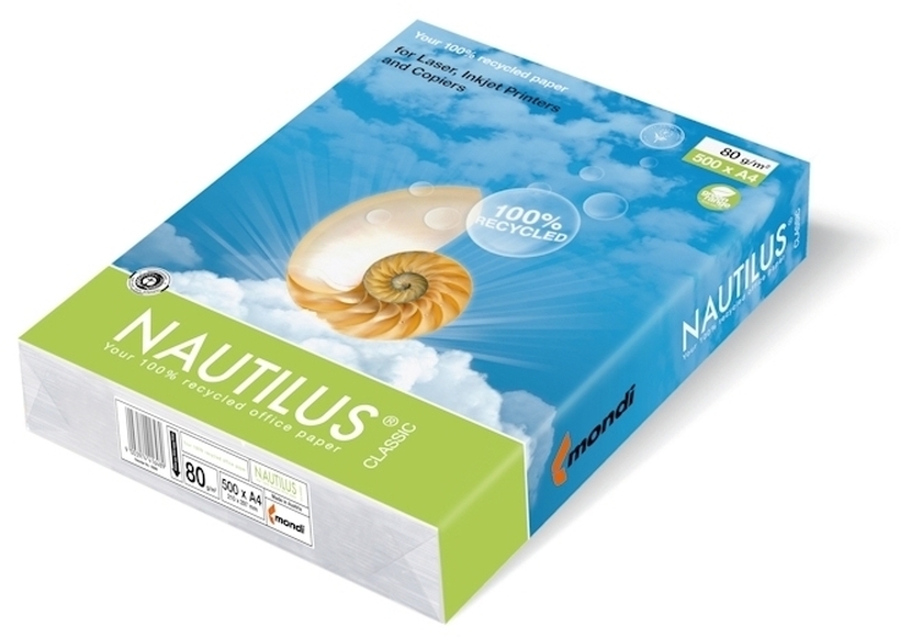 Mondi Nautilus Classic Papier ksero A4 80 g/m2 500 arkuszy ekologiczny biały