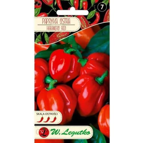 1 pac, Ardei iute Habanero Red - Semințe: Mod de ambalare: 0.15 g