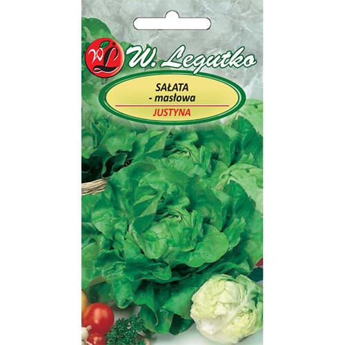 1 pac, Salată verde Justyna - Semințe: Mod de ambalare: 1 g