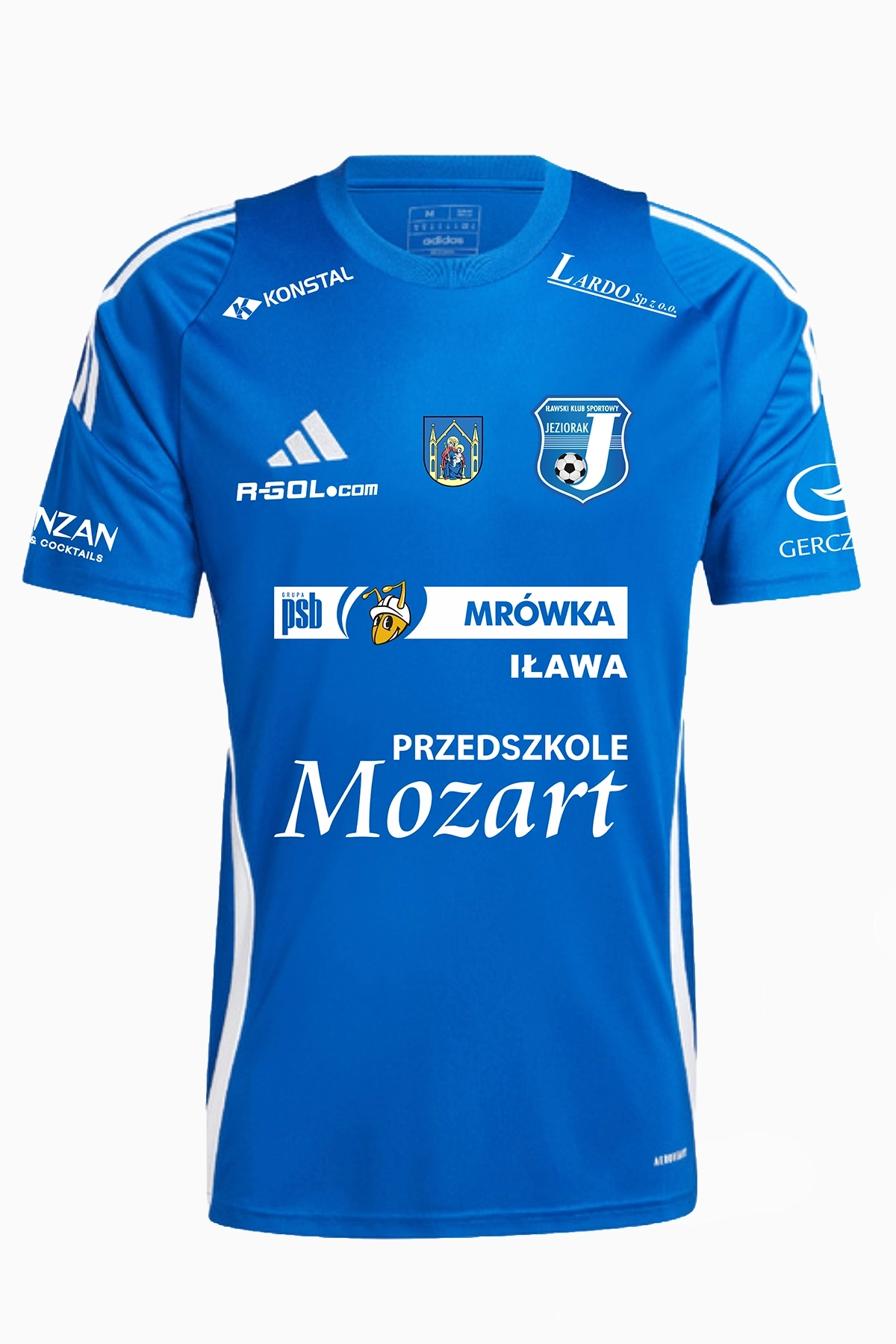Koszulka meczowa adidas Jeziorak Iława - Niebieski