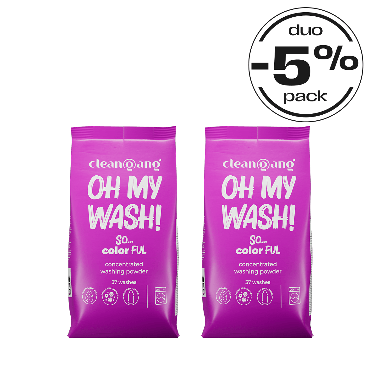 duo pack proszek Oh My Wash! so... colorful