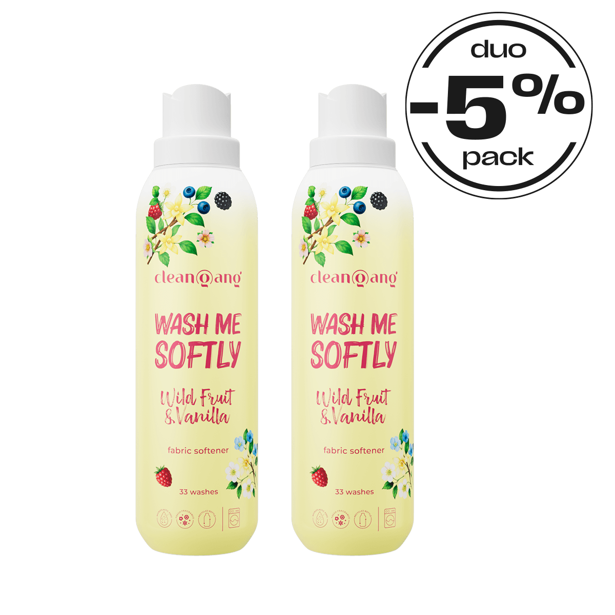 duo pack Wash Me Softly Wild Fruit & Vanilla