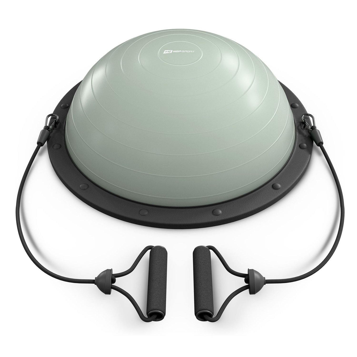 Demi-ballon d’équilibre avec élastiques - Vert clair