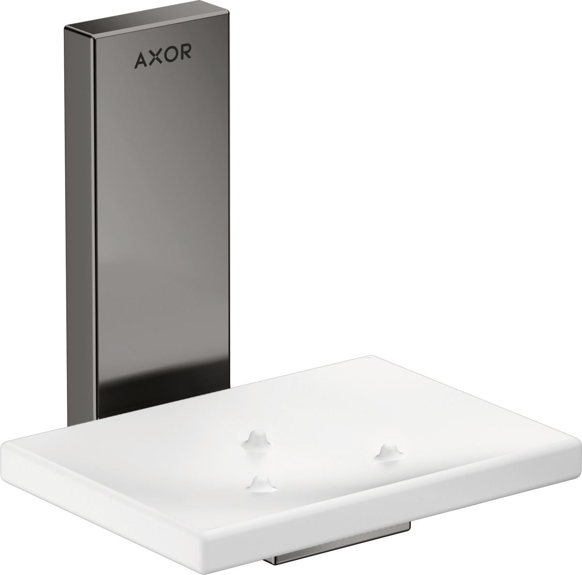 Axor Universal Rectangular mydelniczka czarny chrom polerowany 42605330
