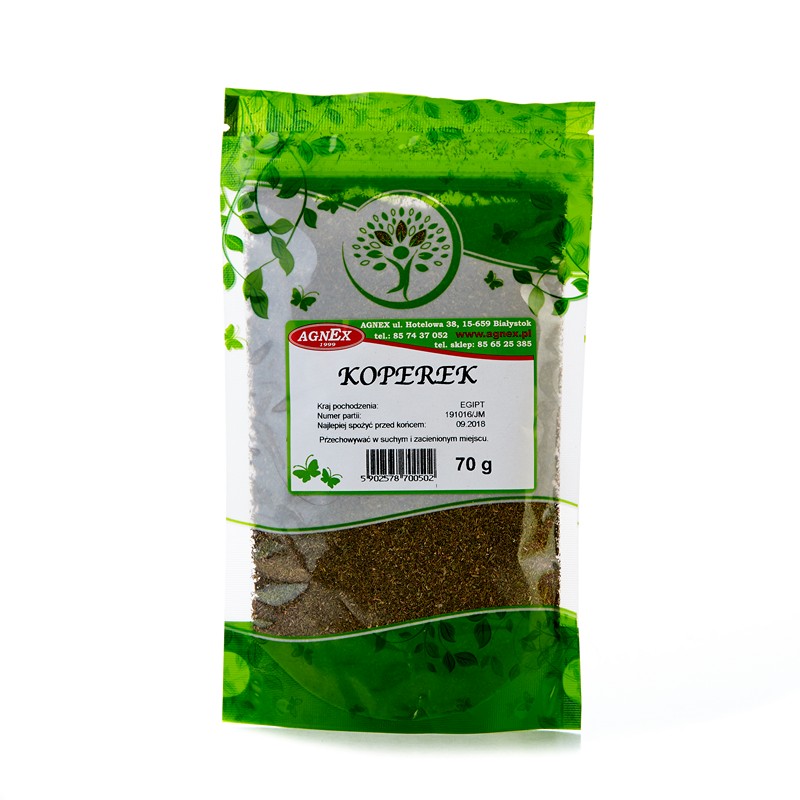 Koperek suszony 70g