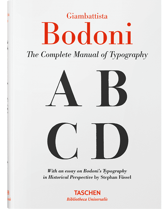 Bodoni. Manual of Typography