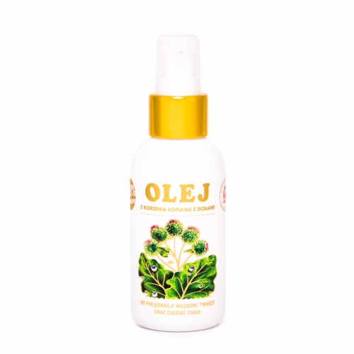 Olej z korzenia łopianu z ziołami 100ml