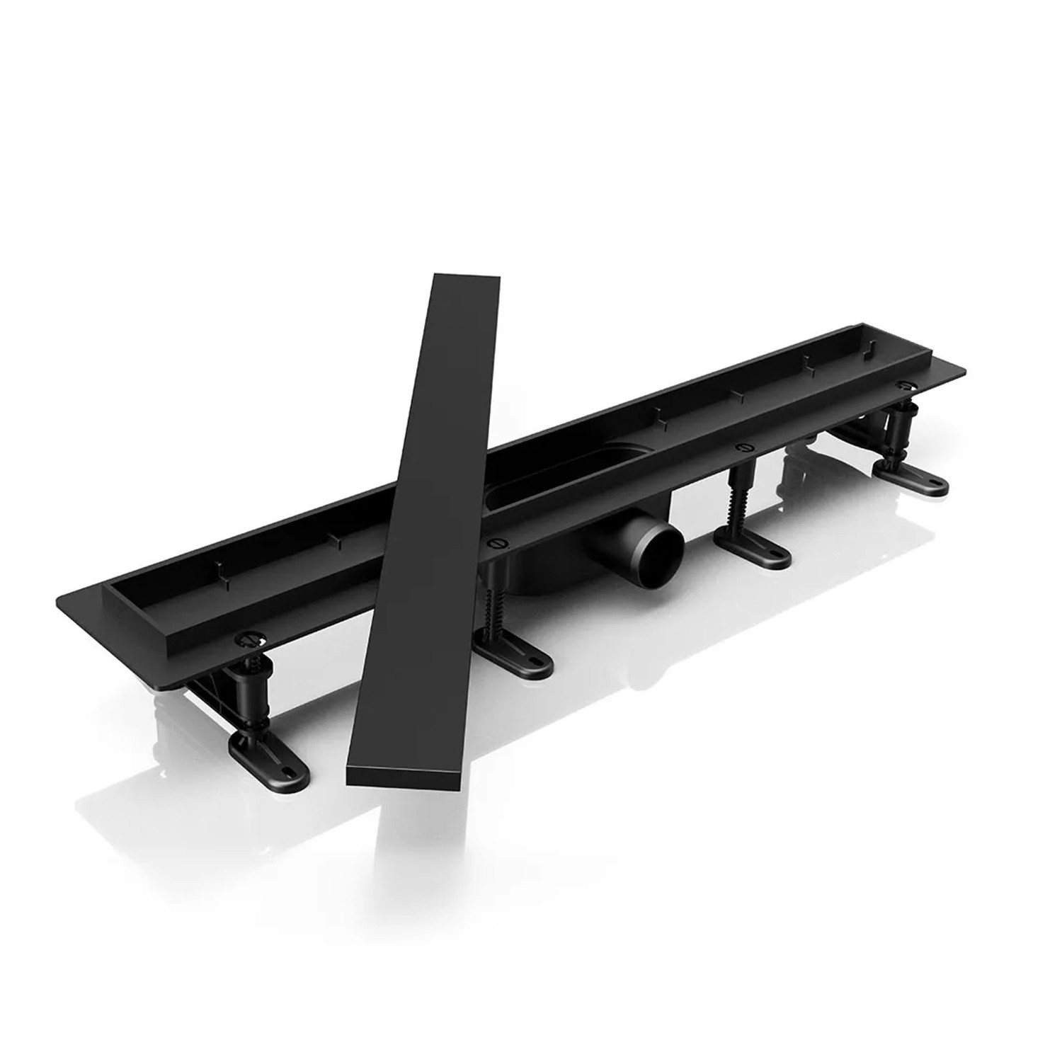 Odpływ liniow 2w1 SmartDrain czarny 70 cm