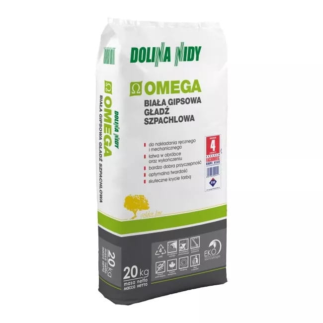 DOLINA NIDY GŁADŹ BIAŁA 20KG OMEGA
