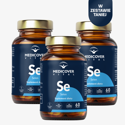 Medicover Vital Selen 3x60 Kaps. – Ochrona Antyoksydacyjna Na 3 Mies.