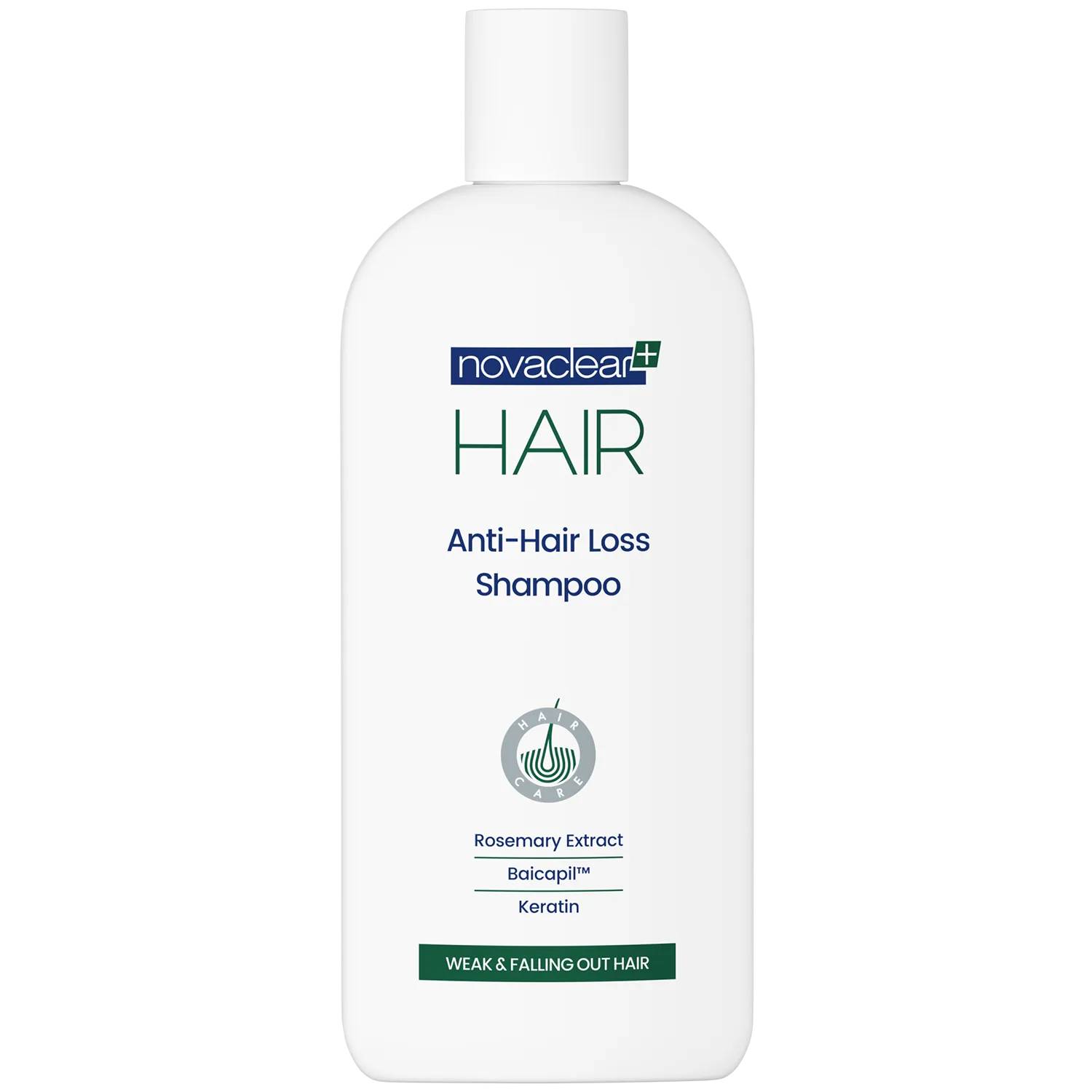 Novaclear hair - szampon przeciw wypadaniu włosów, 250 ml
