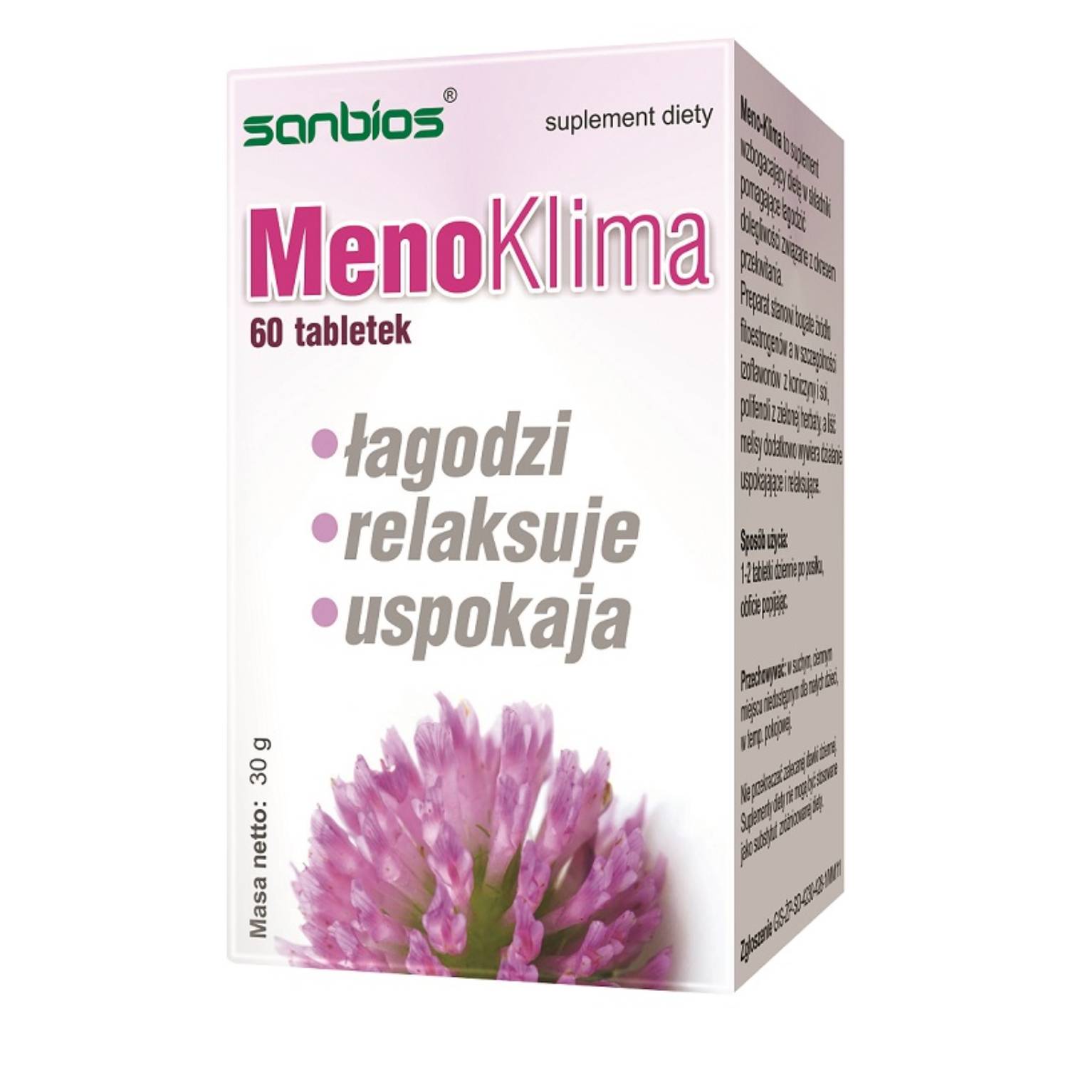 Sanbios menoklima, 60 tabletek