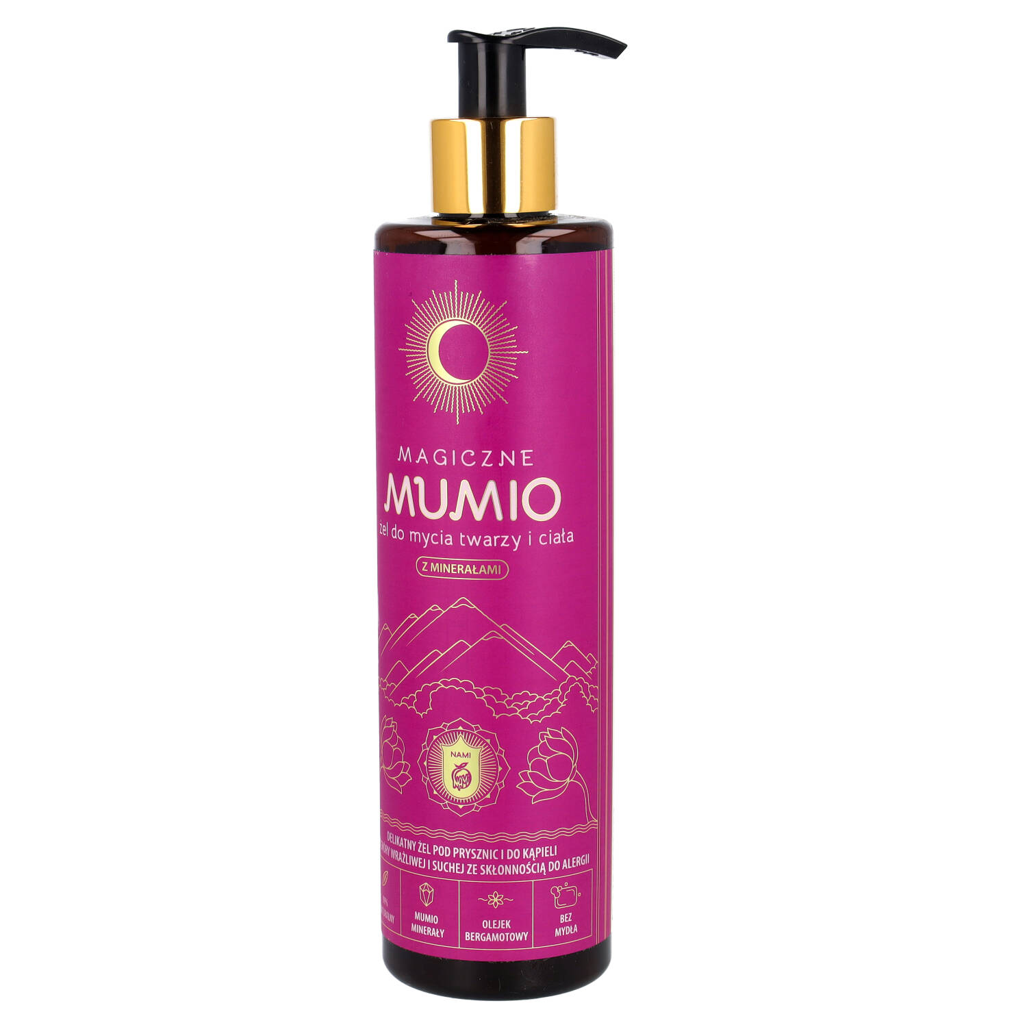 Nami - żel magiczne mumio do mycia twarzy i ciała, 280 ml