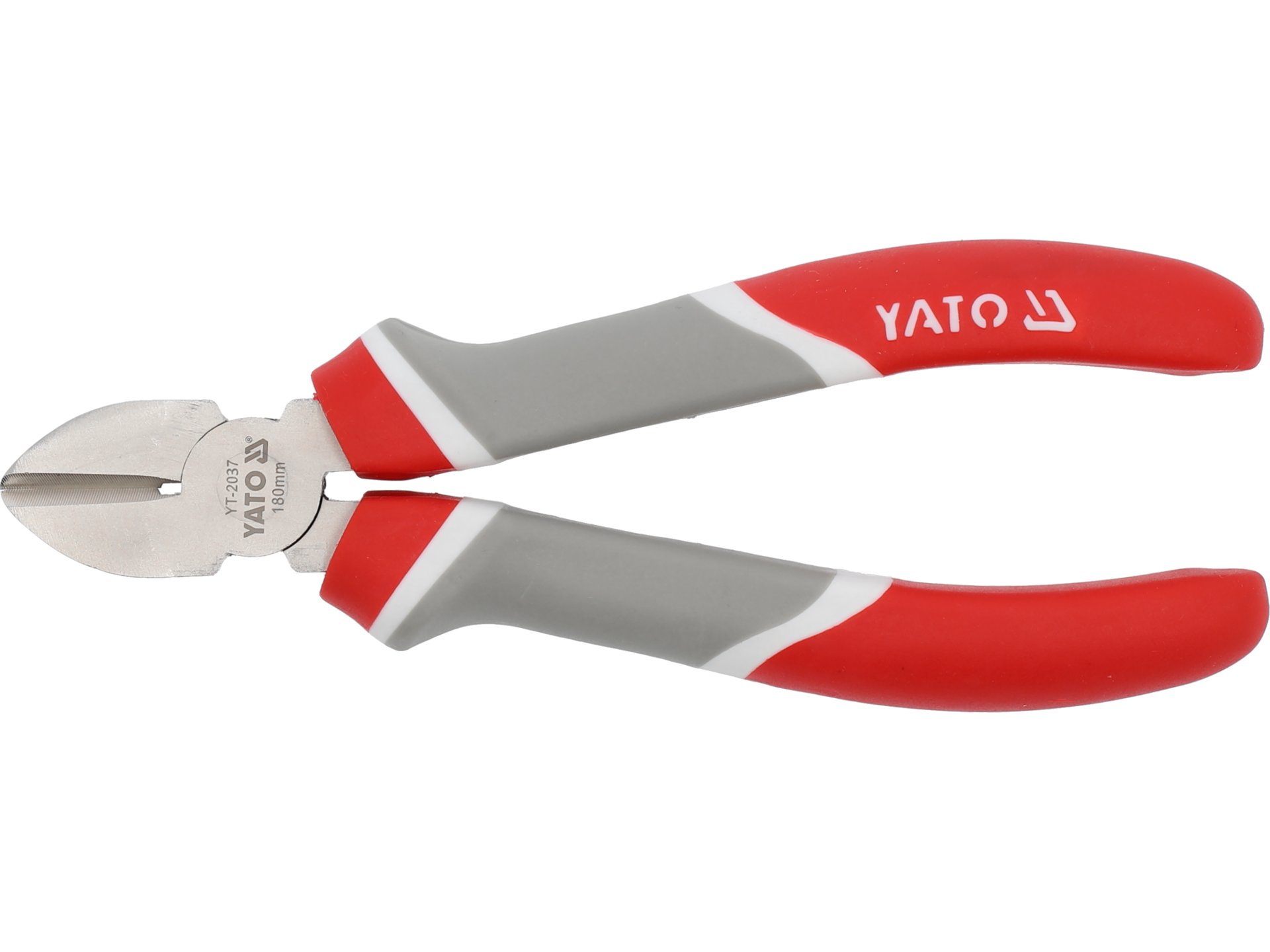 Szczypce tnące boczne YATO 180mm do drutów przewodów hartowane YT-2037