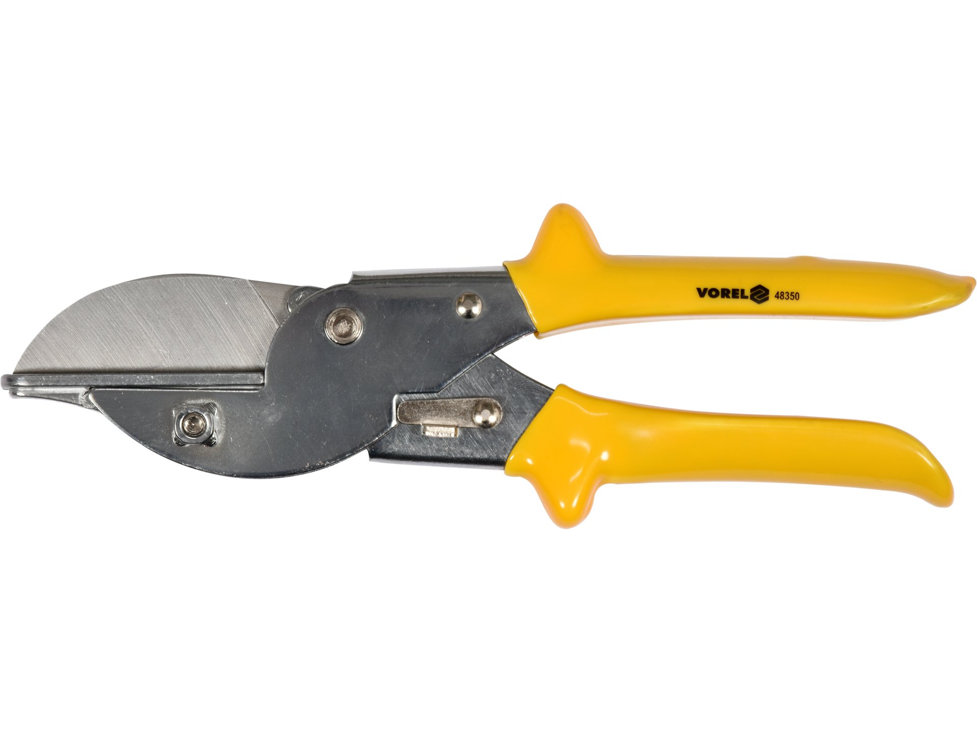 Nożyce do blachy VOREL zestaw 3 szt. lewe prawe proste szczypce 220mm 48350