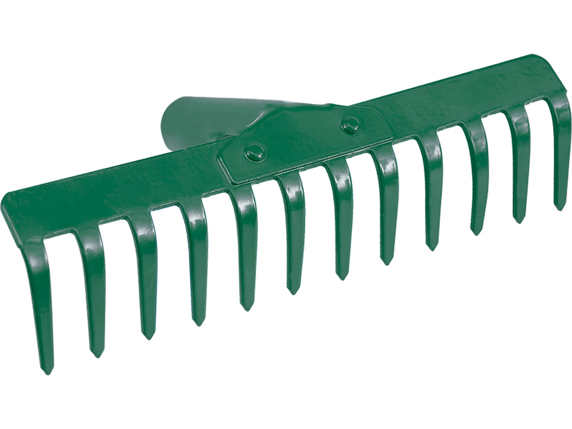 Grabie metalowe ogrodowe FLO 12 zębów 270mm stalowe bez trzonka do liści 35750