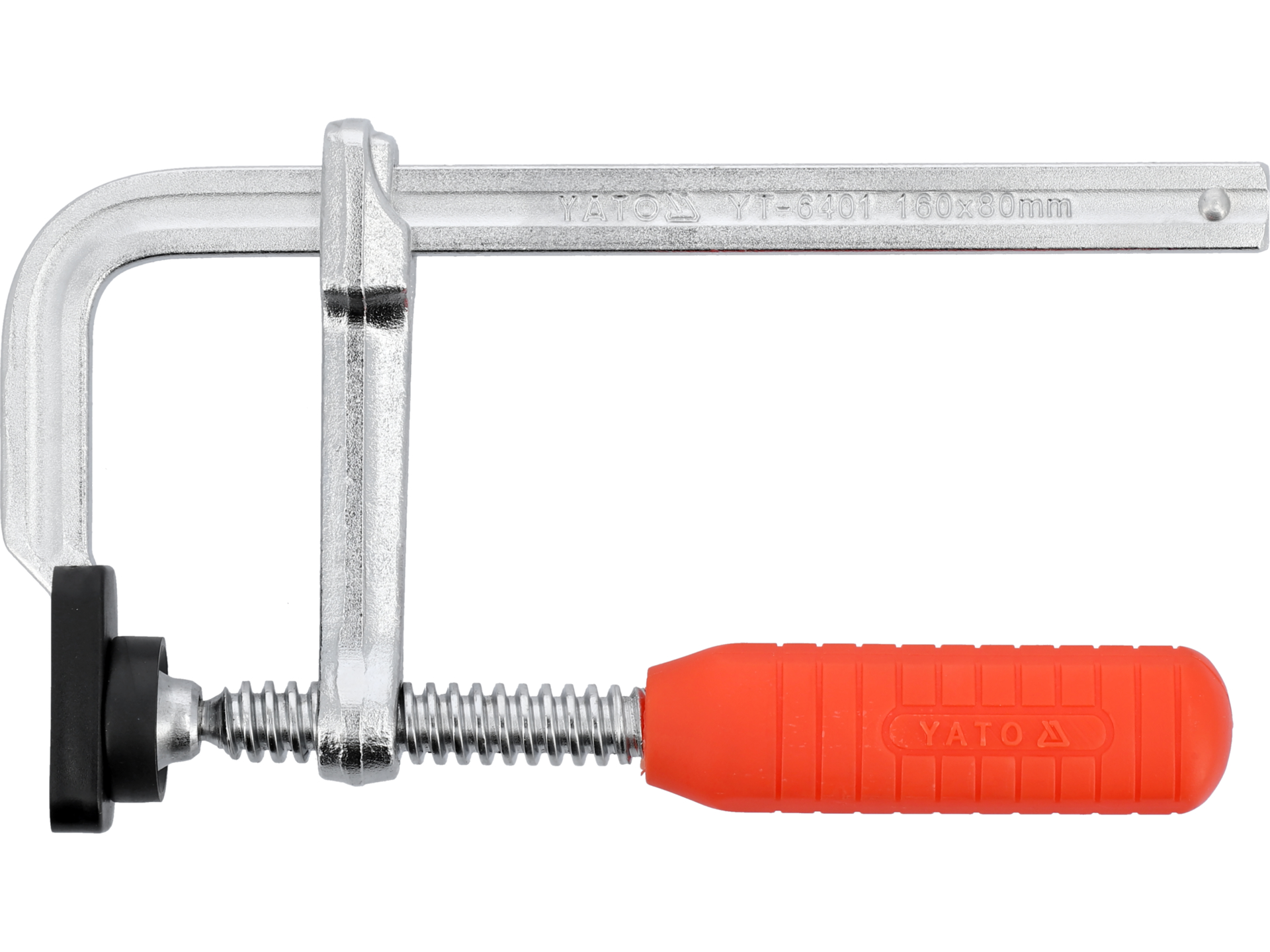Ścisk stolarski YATO kuty 160x80mm meblowy do drewna YT-6401