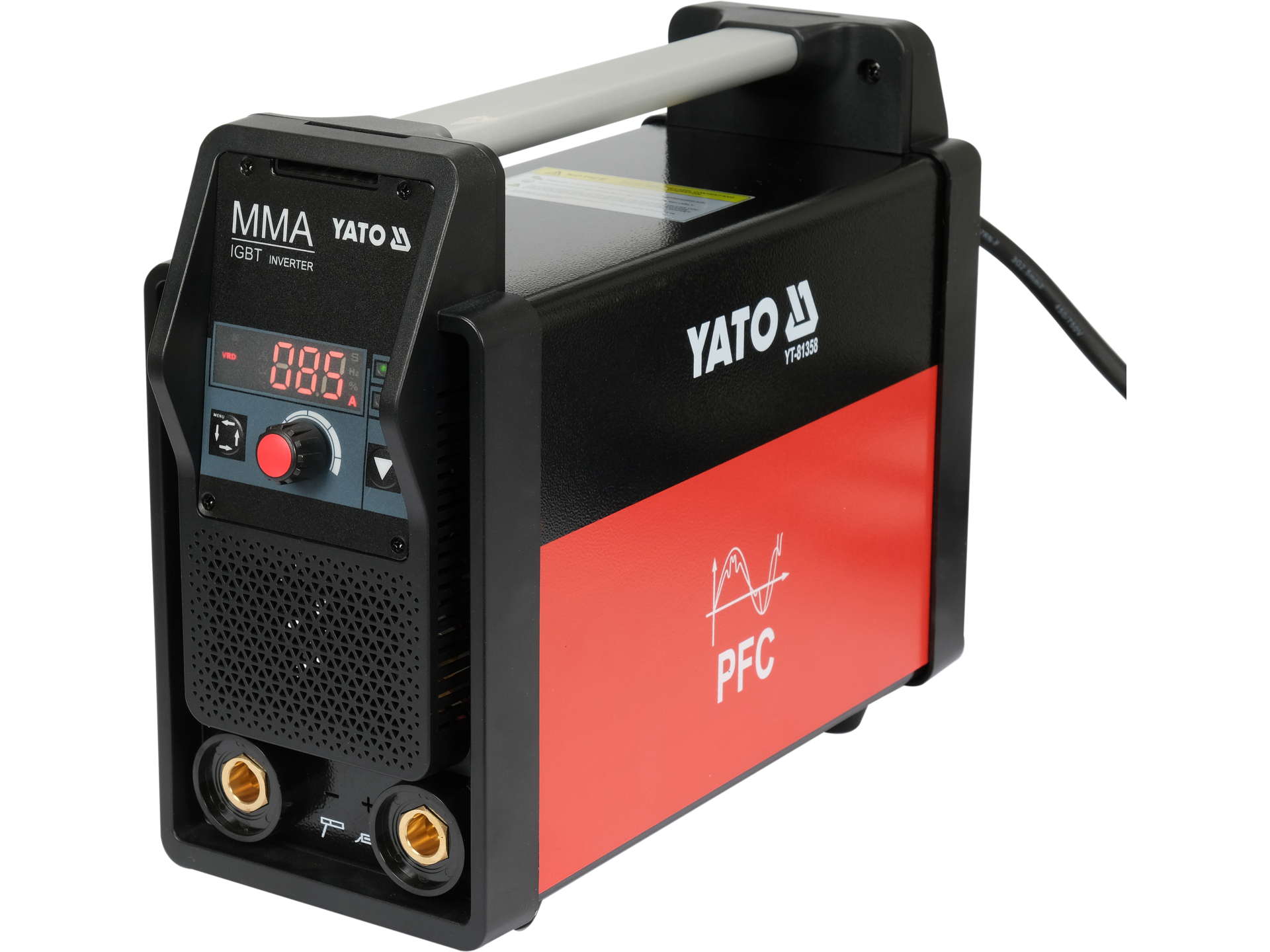Spawarka inwerterowa YATO 200A mma tig lift pfc elektroda do 4mm lcd YT-81358