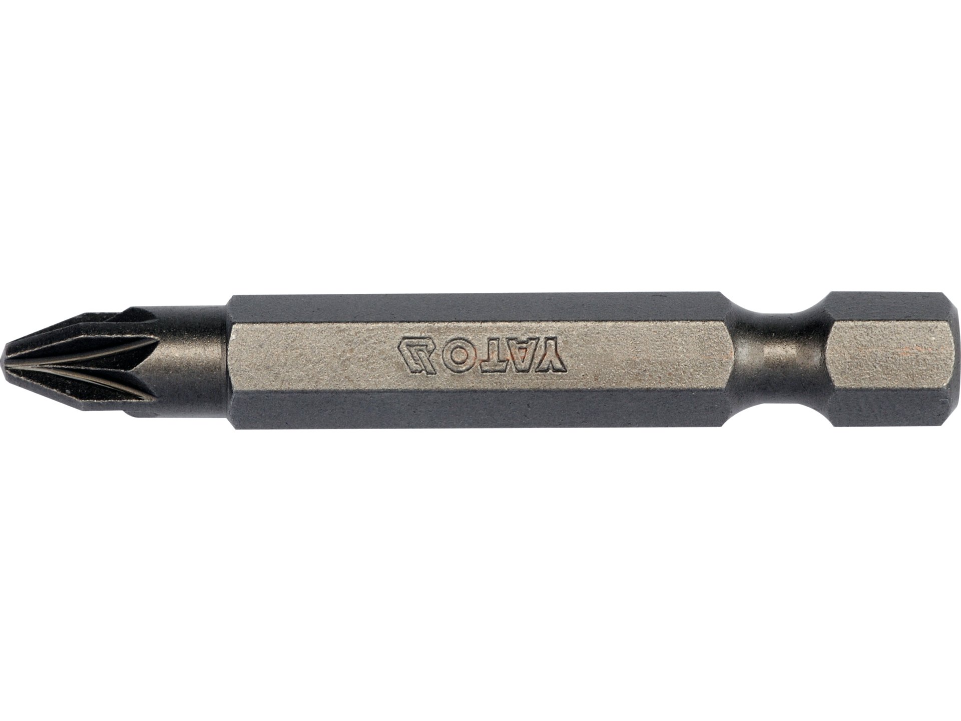 Bity do wkrętarki YATO zestaw 10 szt. pozidriv pz2 50mm 1/4 cala s2 YT-78155