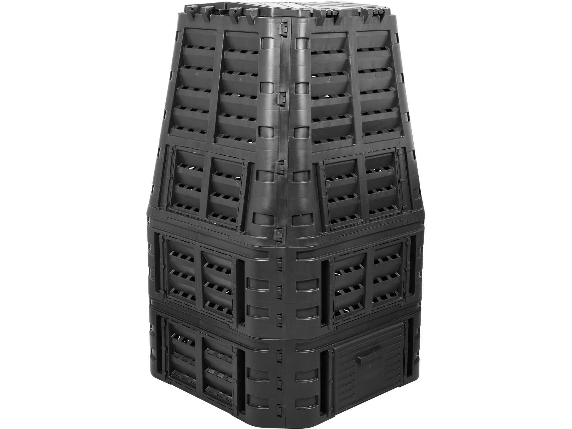Kompostownik ogrodowy FLO 1000L czarny jednokomorowy duży 35625