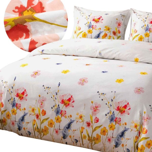 Pościel flanelowa, gruba FLANELA 180x200 wz. 31521/1 kolekcja FlaneLOVE