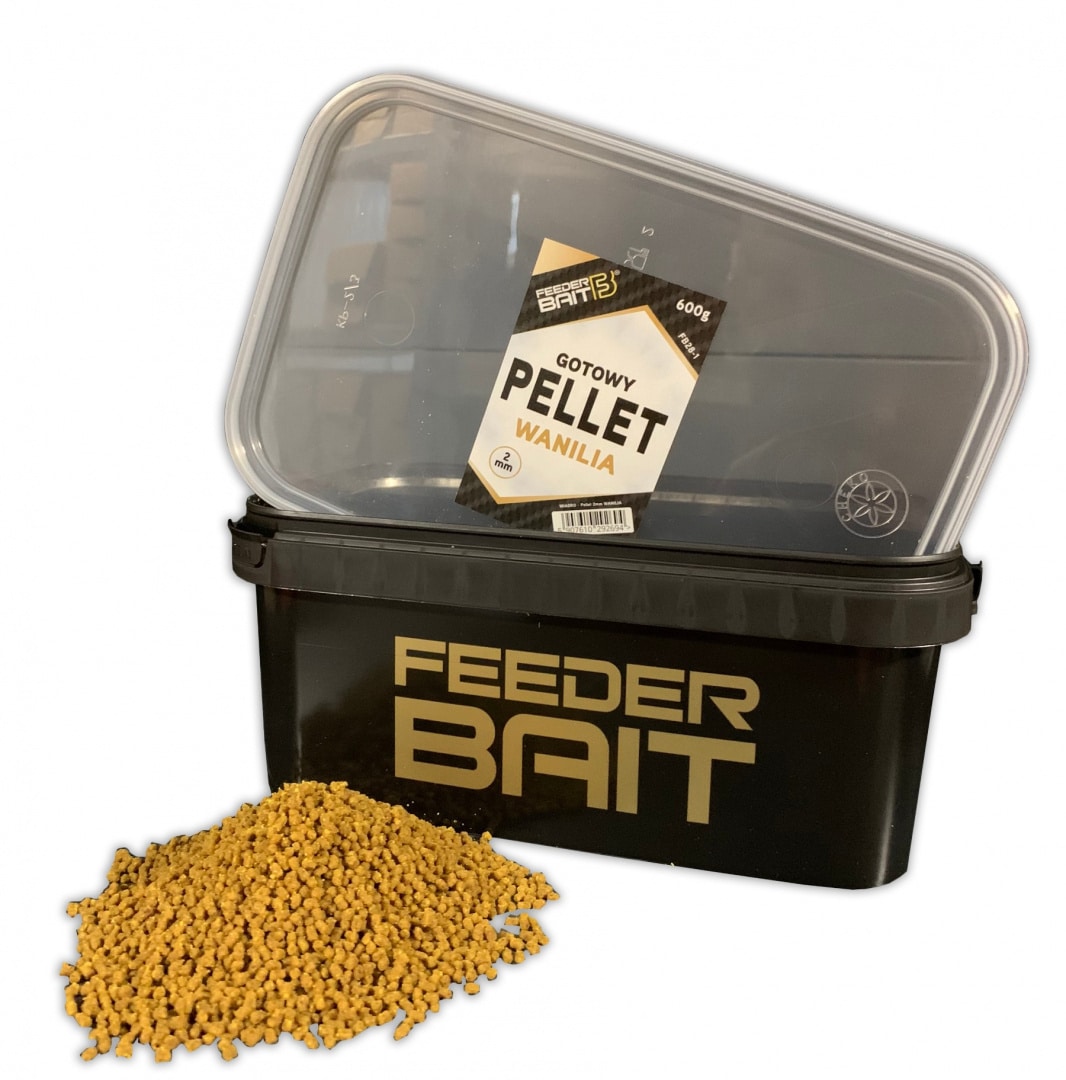 Feeder Bait Pellet Gotowy W Wiaderku Wanilia