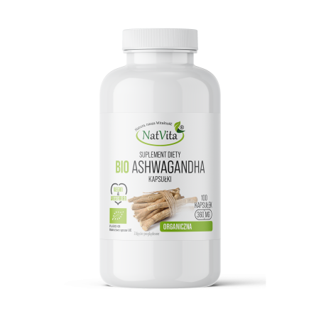 Ashwagandha BIO kapsułki 360mg (100 kaps.)