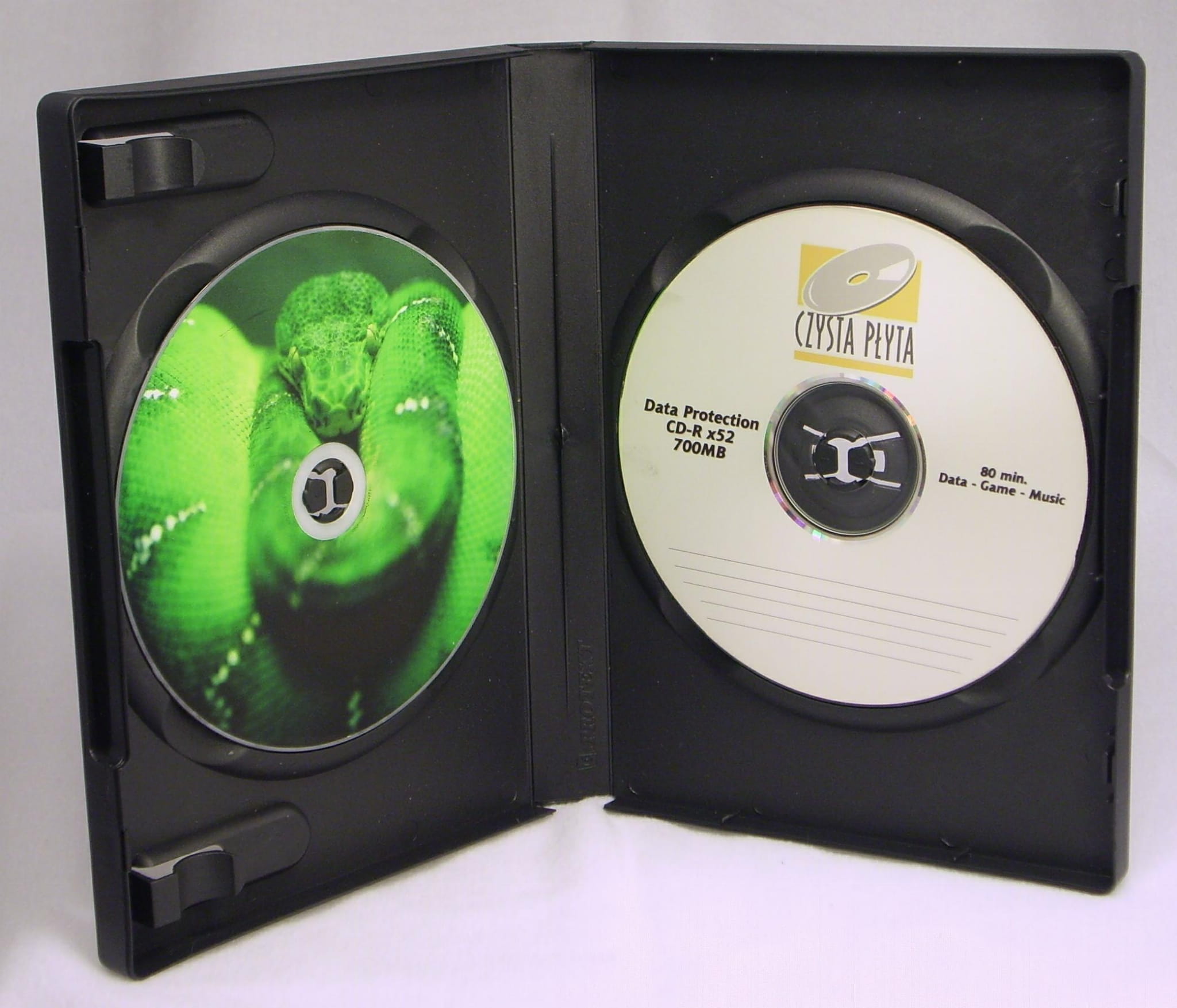 Pudełko 2xDVD Czarne 14mm op-100 - Henryx24