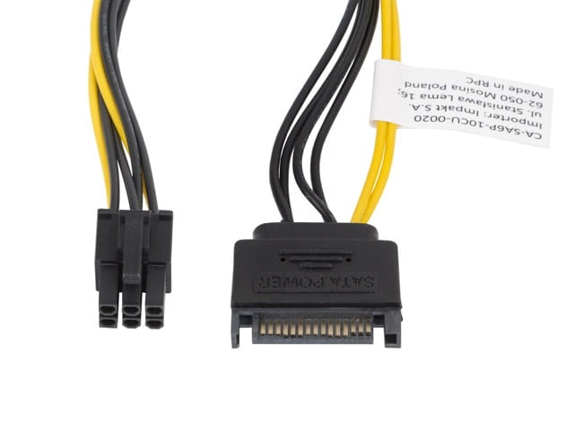 Kabel SATA na PCI EXPRESS 6pin 20cm z24332 - Henryx24