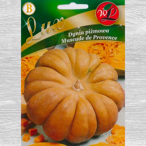 1 szt, Dynia piżmowa Muscade de Provence - Nasiona: Ilość w opakowaniu: 3 g