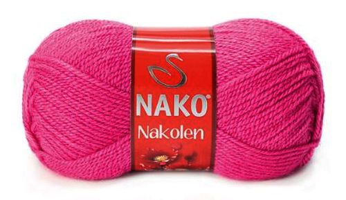 włóczka NAKOLEN kol. 3658 / intensywny róż #