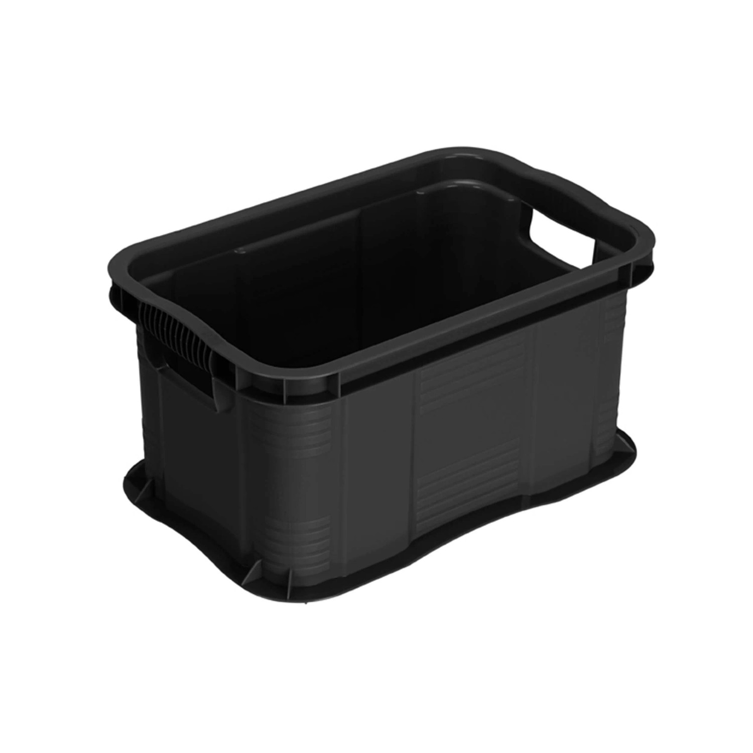 Rotho Pojemnik euro-box AGILO 6l 15,5 x 19 x 29 cm czarny