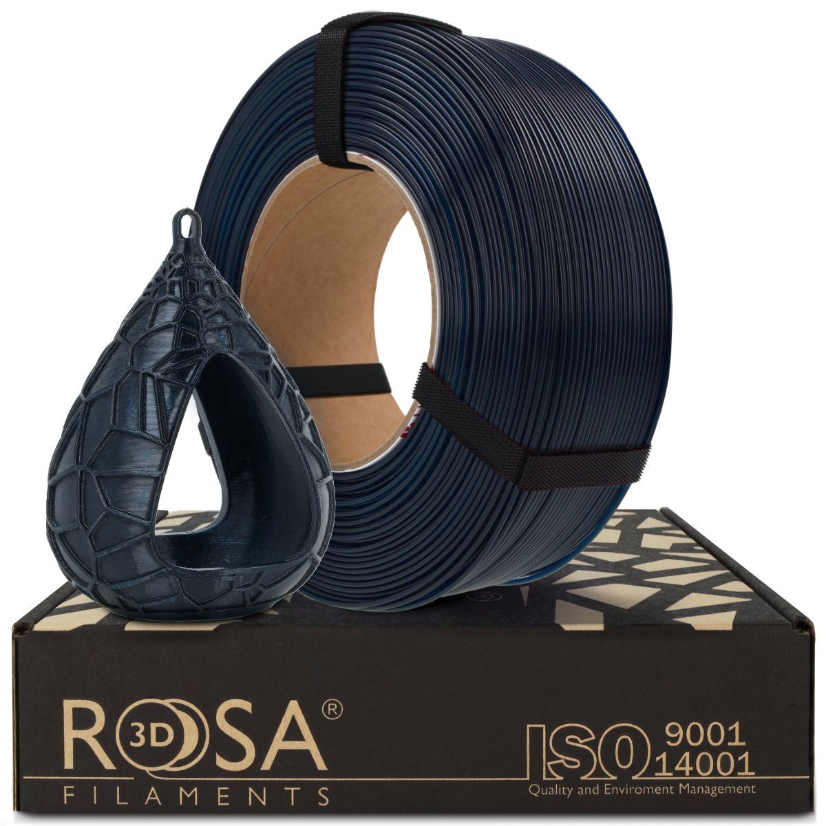 FILAMENT 3D ReFill PET-G Standard HS Navy Blue Transparent (Refill 1kg / 1.75mm)
