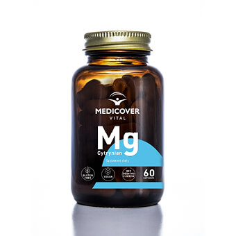 Medicover Vital Magnez + B6 1+1 – Zestaw 2 szt., Cytrynian Magnezu