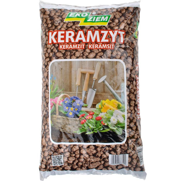 Keramzyt ogrodowy 8-25mm brązowy 50L