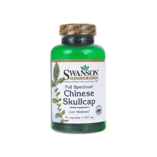 Swanson chinese skullcap - tarczyca bajkalska, kapsułki, 90 sztuk