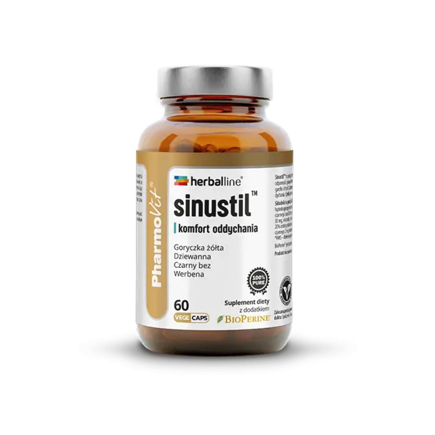 Pharmovit herballine sinustil, 60 kapsułek