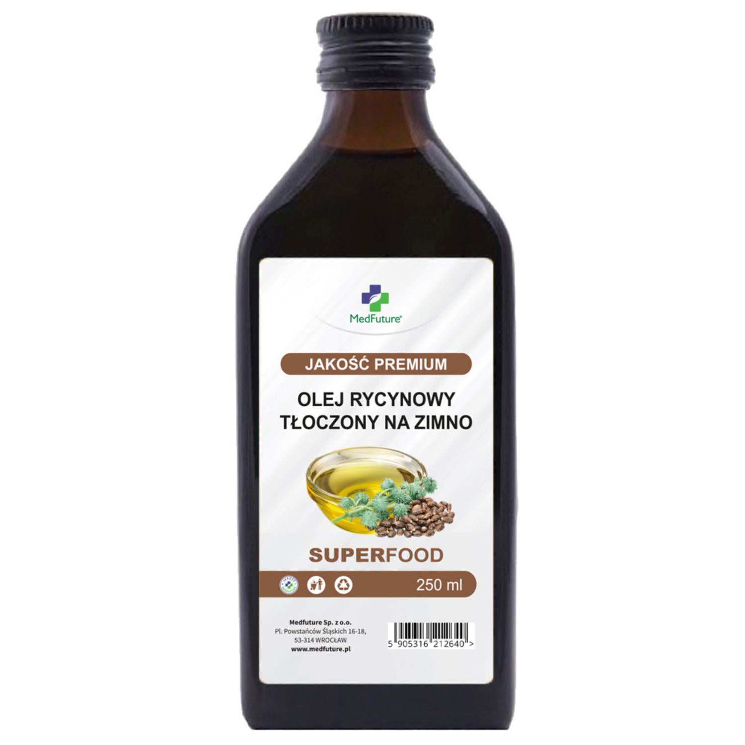 Medfuture - olej rycynowy, 250 ml
