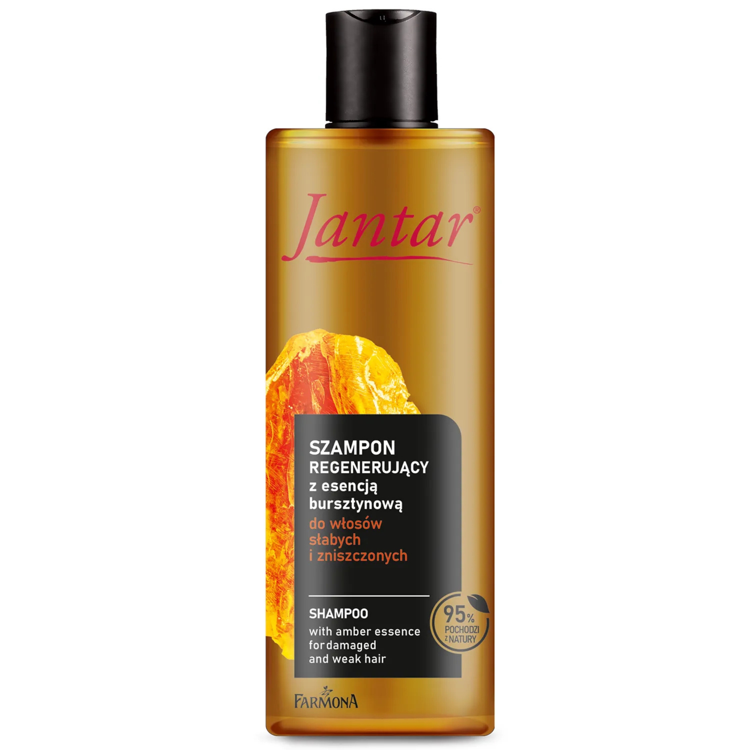 Jantar medica - szampon regenerujący do włosów słabych i zniszczonych, 300 ml