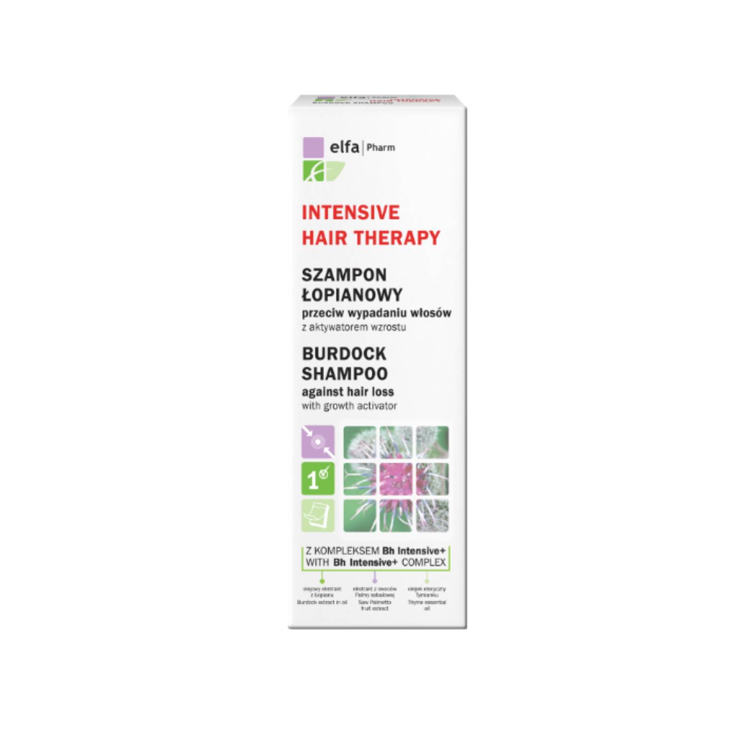 Elfa pharm - szampon łopianowy przeciw wypadaniu włosów, 200 ml