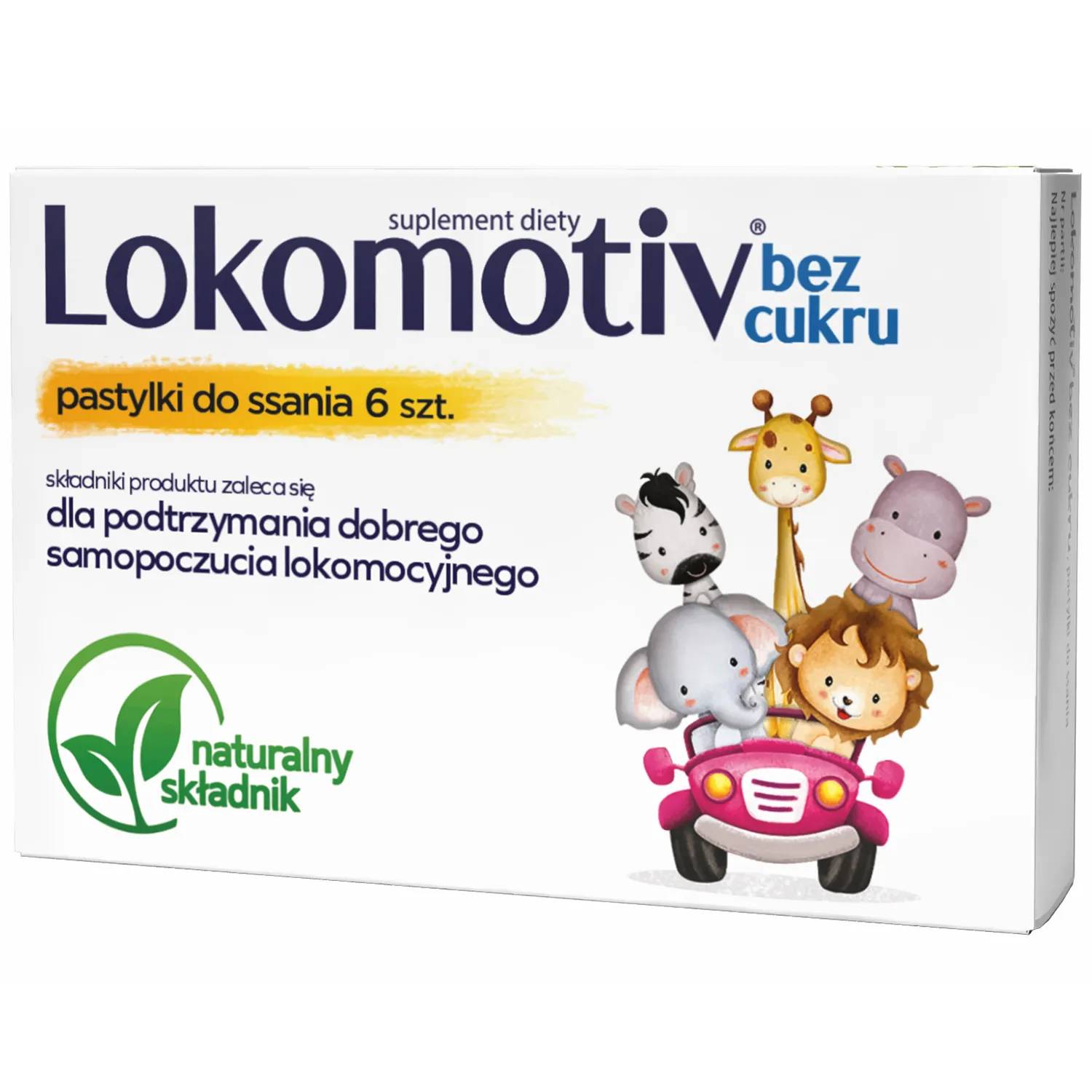 Lokomotiv bez cukru, 6 pastylek do ssania