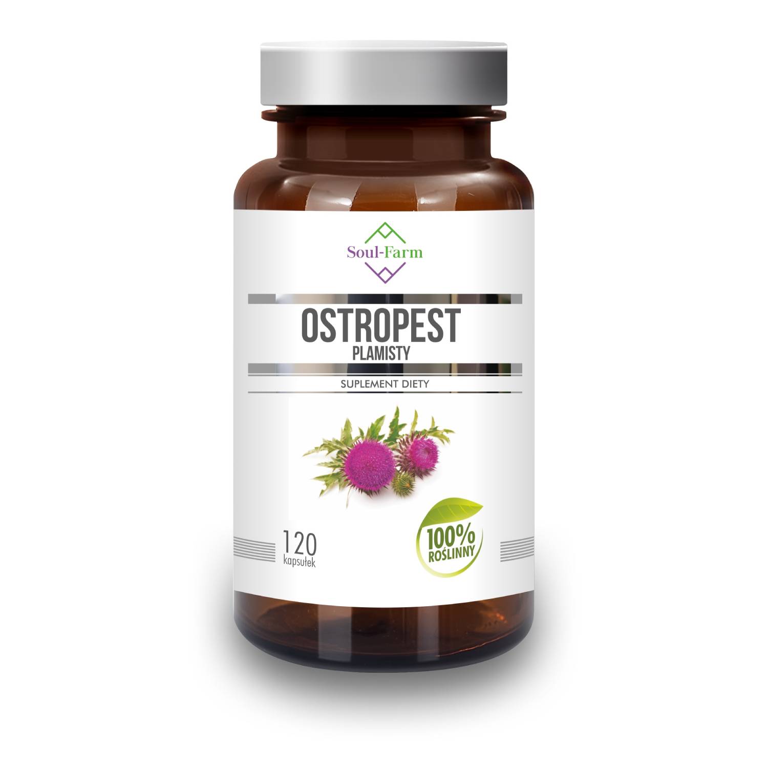 Soul-farm ostropest plamisty, ekstrakt 600 mg, 120 kapsułek