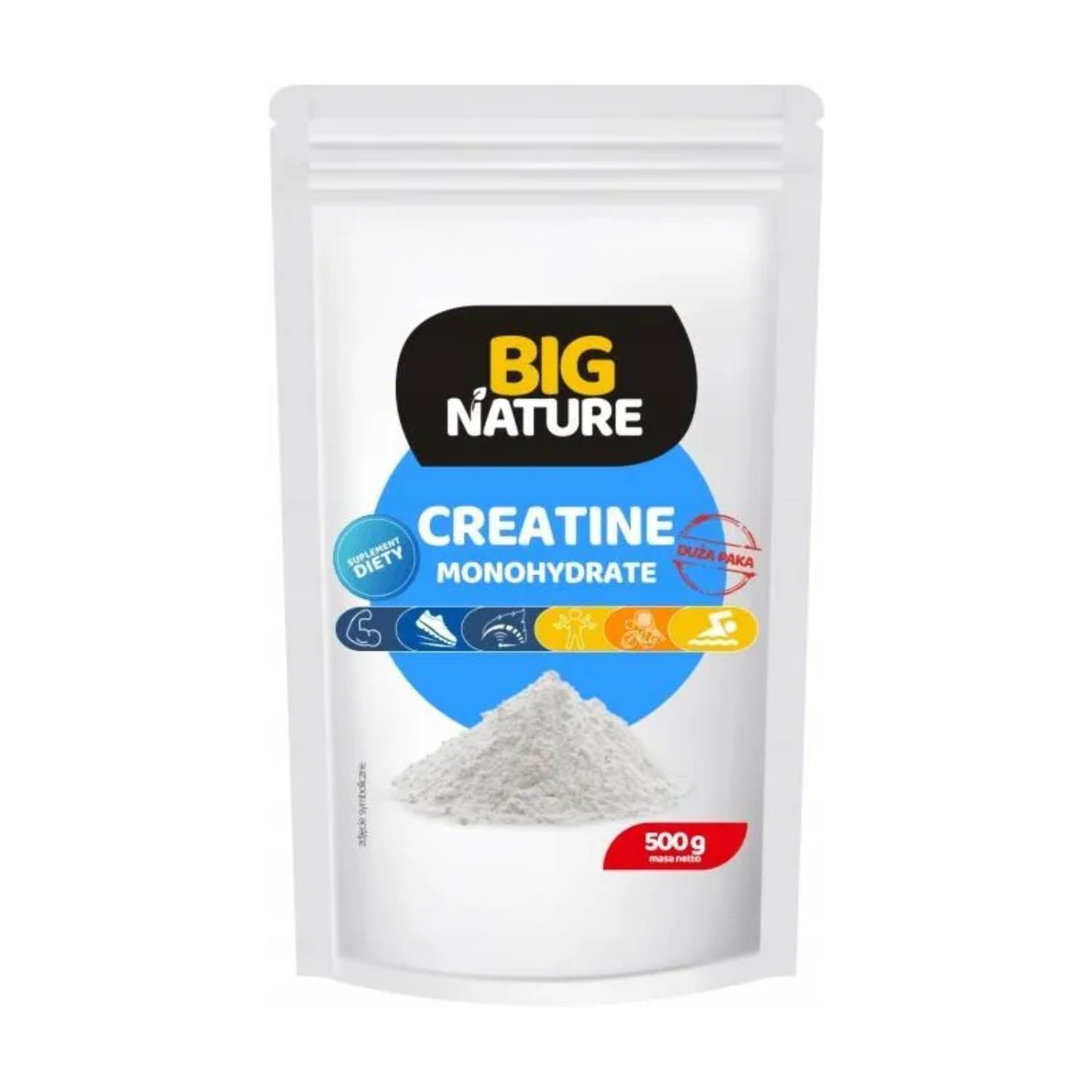 Big nature kreatyna monohydrat, 500 g