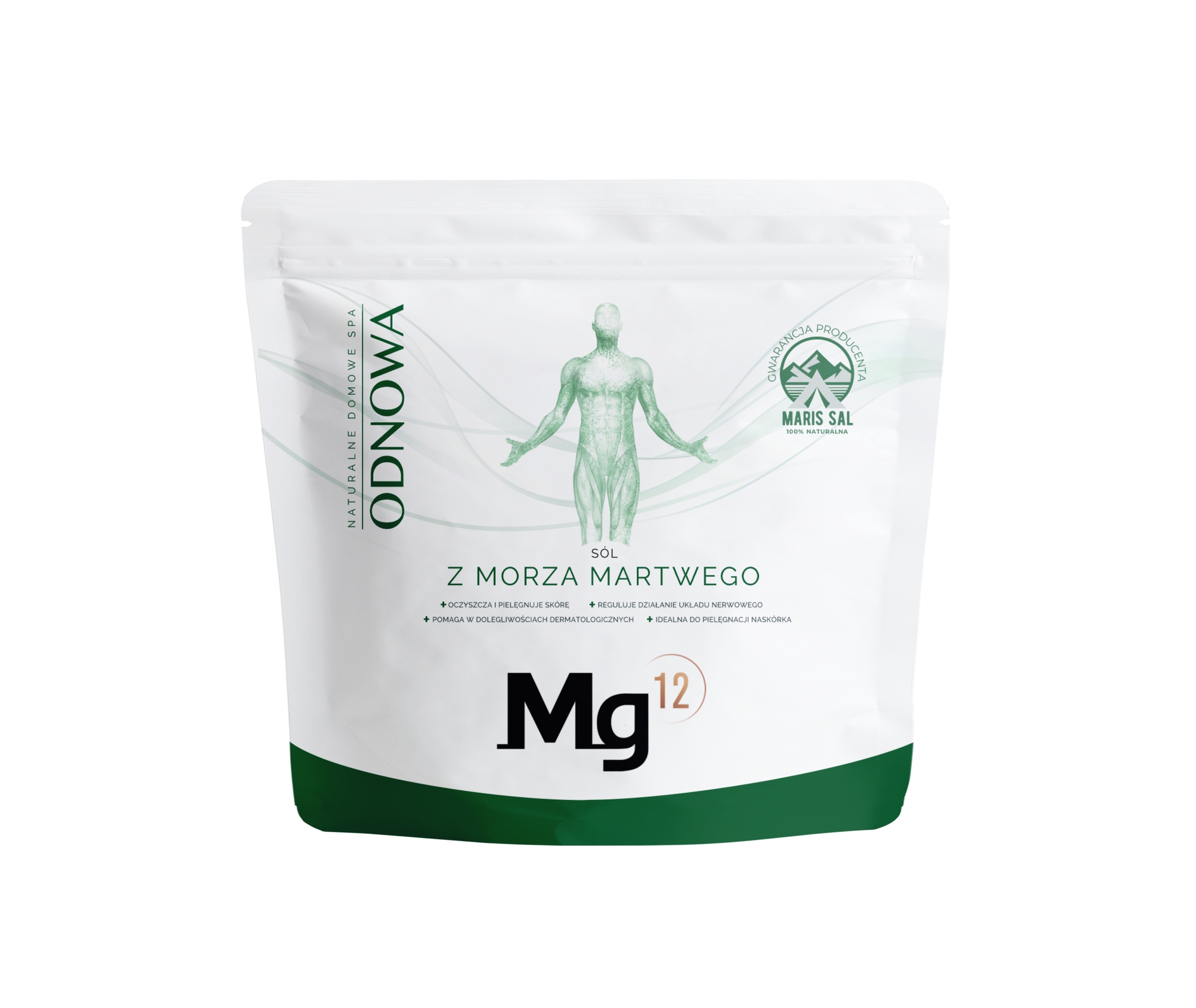 Mg12 - odnowa, sól do kąpieli z morza martwego, 1000 g