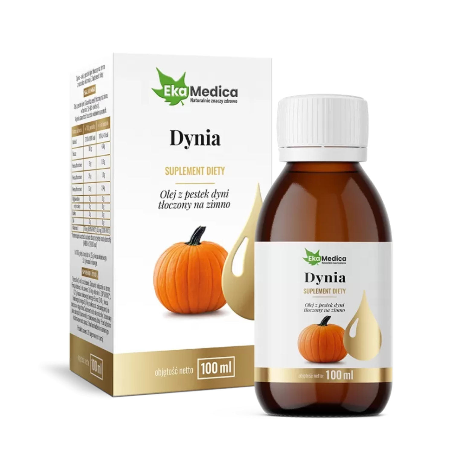Ekamedica, olej z pestek dyni, 100 ml
