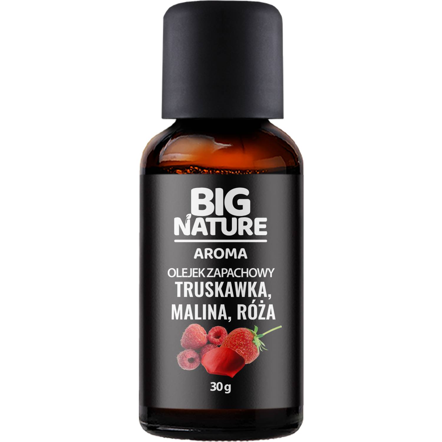 Big nature - olejek zapachowy, truskawka, malina i róża, 30 g