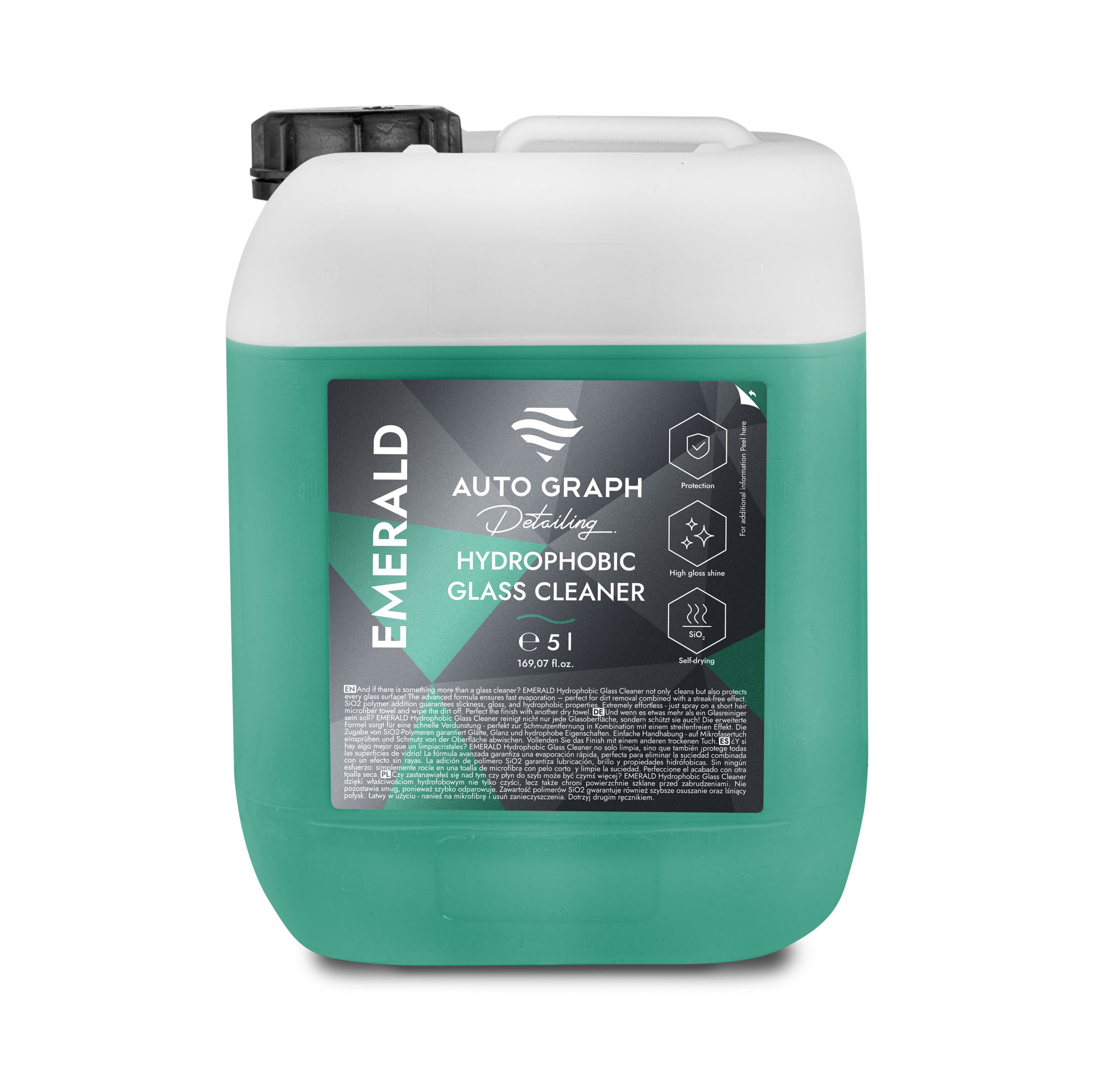Auto Graph Emerald 5L - hydrofobowy płyn do mycia szyb